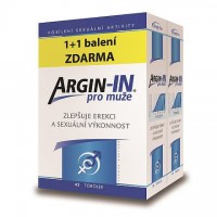 Argin-in pro muže 45 tobolek + Argin-in 45 tobolek zdarma