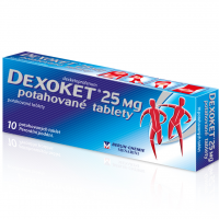 Dexoket 25 mg 10 tablet