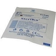 Gáza Kompr.ster.steriko 8 Vrstev 5x5cm 25x2ks