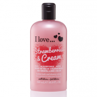 I LOVE Sprchový gel 500 ml - jahoda se smetanou