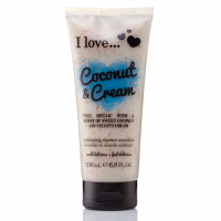 I LOVE Sprchový peeling 200 ml - kokos se smetanou