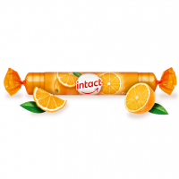 Intact Hroznový Cukr S Vitaminem C Pomeranč 40g