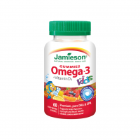 Jamieson Omega-3 Kids Gummies želatinové Past.60ks