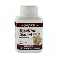 Medpharma Kyselina Listová 800mcg Tbl.107