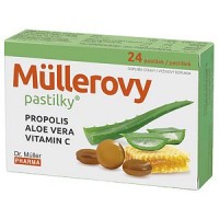 Müllerovy Pastilky S Propolisem A Aloe Vera 24ks