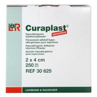 Náplast Curaplast Poinjekční Sensitiv 2x4cm 250ks