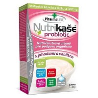 Nutrikaše Probiotic Jahoda A Vanilka 3x60g