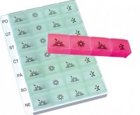 Dávkovač Léků Obzor Set 04 Týdenní + 04 Denní