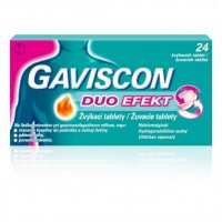 Gaviscon Duo Efekt 24 žvýkacích tablet