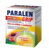 Paralen Grip horký nápoj Echinacea a šípky 12 sáčků