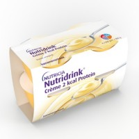 Nutridrink Creme 2 Kcal Protein S příchutí banánovou perorální roztok 4 x 200 g