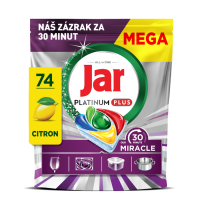 Jar Our 30 Minute Miracle Platinum Plus kapsle do myčky 74 ks