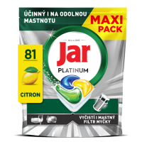 Jar Platinum Lemon kapsle do myčky 81 ks