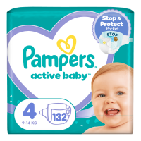 Pampers Active Baby Mega Box S4 132 ks