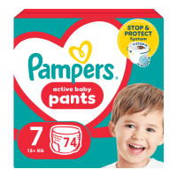 Pampers kalhotkové plenky vel. 7 Mega Box 74 ks