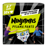 Ninjamas Pyjama Pants plenkové kalhotky 17-30 kg Space 10 kusů