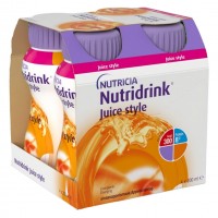 Nutridrink Juice Style S příchutí pomerančovou perorální roztok 4 x 200 ml