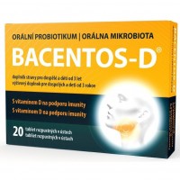 Bacentos-D Orální probiotikum 20 tablet