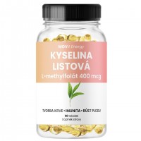 MOVit Energy Kyselina listová L-methylfolát 400 mcg 90 tobolek
