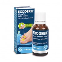 Exoderil® 10 mg/ml kožní roztok 20 ml, na plíseň kůže a nehtů
