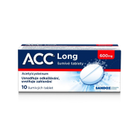 ACC® Long 600 mg 10 šumivých tablet na vlhký kašel, usnadňuje vykašlávání