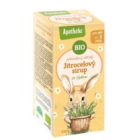 Apotheke Pohádkový dětský Jitrocelový sirup se šípkem BIO 250g