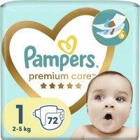 Pampers Premium care pleny velikost 1 72 kusů