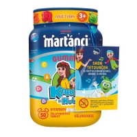 Marťánci Gummy Karol a Kvído Velikonoce 50 tablet + tetovačky