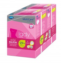 Molicare Premium Lady pants navlékací absorpční kalhotky 5 kapek L 2x7 kusů Akční balení