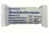 Obvaz hydrofilní sterilní hotový č.2 Steriwund