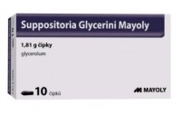 Suppositoria Glycerini Mayoly 10 čípků