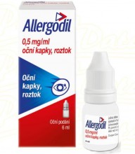 Allergodil 0,5 mg/ml oční kapky 6 ml