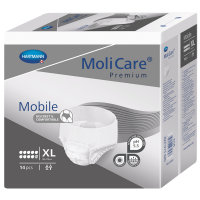Molicare Mobile navlékací kalhotky 10 kapek XL boky 130-170cm 2757ml 14ks