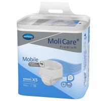 Molicare Mobile navlékací kalhotky 6 kapek XS boky 45-70cm 1361ml 14ks