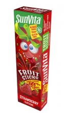 SunVita Fruit Sticks ovocné tyčinky jahoda 5x20g