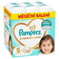 Pampers Premium Care 5 plenky 11-16 kg 132 kusů