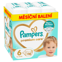 Pampers Premium Care 6 plenky 13-18 kg 116 kusů