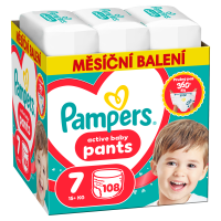 Pampers Active Baby Pants 7 plenkové kalhoty 15 kg+ 108 kusů