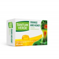 Tantum Verde Orange And Honey 3mg 40 pastilek