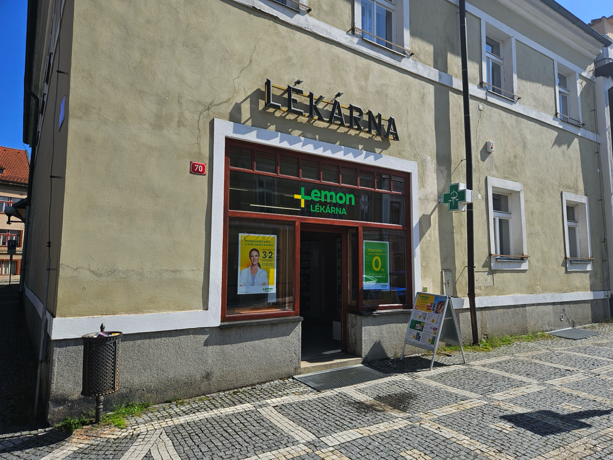 Lemon lékárna - Pelhřimov - U Slovanské lípy, Palackého 70
