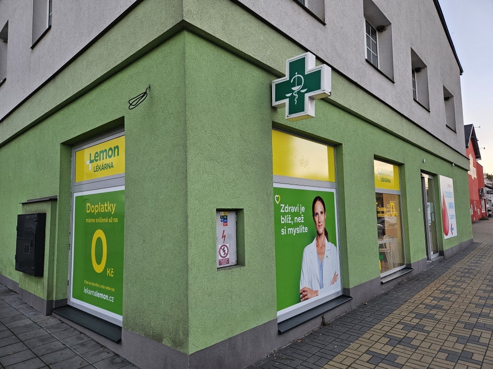 Lemon lékárna - Kopřivnice, Štefánikova 1612/2a