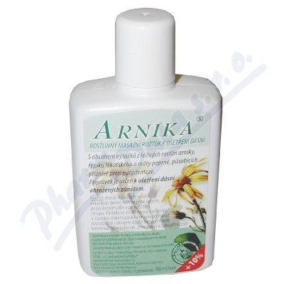 Arnika Masážní Roztok Na Dásně 50ml