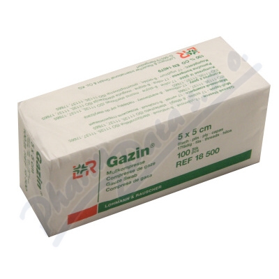 Gáza Hydrofilní Skládaná Kompresy Nesterilní 5x5cm,8 vrstev,100ks