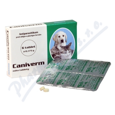 Caniverm Mite 0.175g 6 tablet