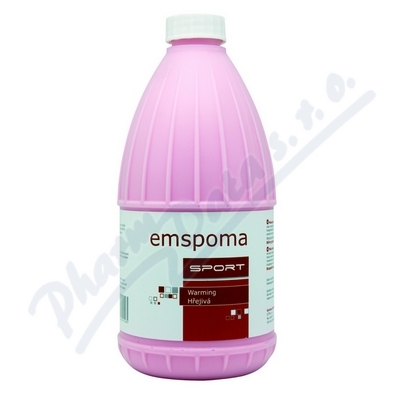 Emspoma Masážní Emulze Hřejivá O 1000ml (růžová)