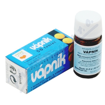 Naturvita Vápník+vit.d Tbl.50