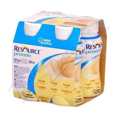 Resource Protein Vanilkový 4x200 Ml perorální roztok 4x200ml