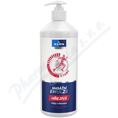Alpa Masážní Emulze Hřejivá 1l
