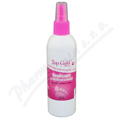 Top Gold Deo.s Měsíčkem+šalvějí+tea Tree Oil 150g