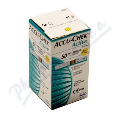 Proužky Diagnostické Accu-chek Active 50 50 ks
